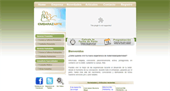 Desktop Screenshot of embarazarte.com